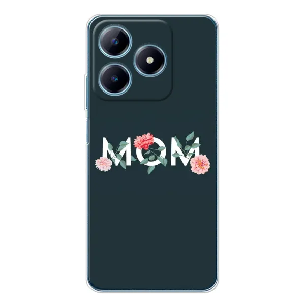Чохол з принтом «Mom дизайн» для Realme C61