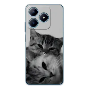 Чохол з малюнком кіт на Realme C61 (Пара котів)