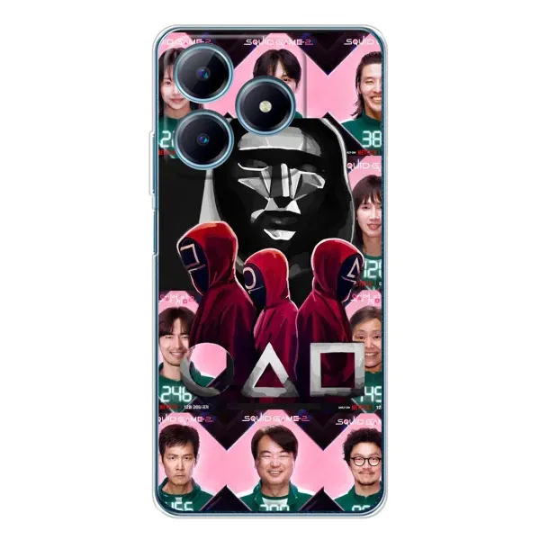 Чохол з принтом «Учасники Гра кальмара» для Realme C61