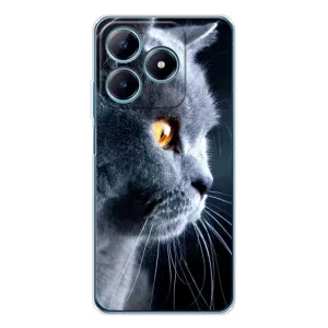 Чохли з Котиками для Realme C61 (VPrint) (Сірий Кіт)