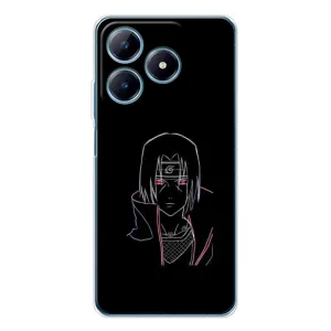 Чохли на тему: Ітачи Учіха для Realme C61 (AlphaPrint) (силует Ітачі)
