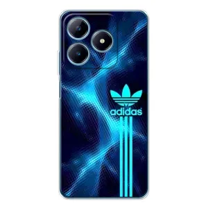 Чохли Адидас для Realme C61 (AlphaPrint) (Синій Адідас)