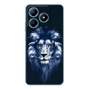 Чохол з картинкою ЛЕВ для Realme C61 (VPrint) (Синій Лев)