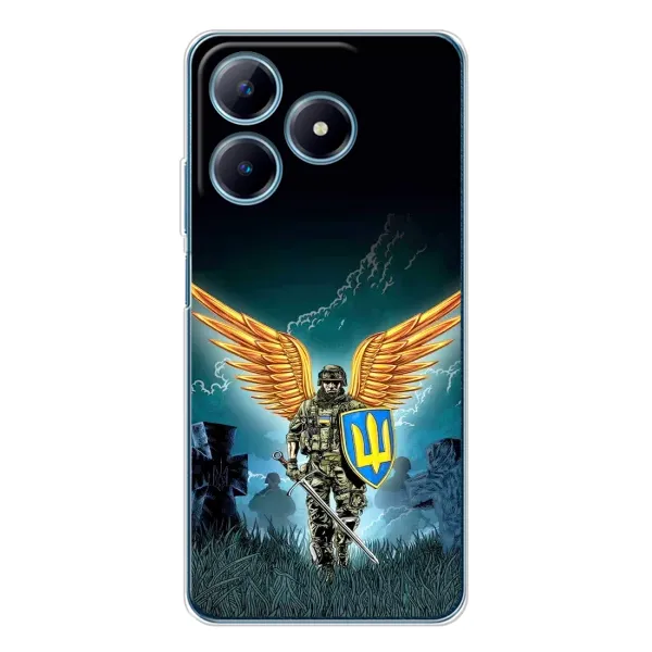 Чохол з принтом «Солдат ЗСУ» для Realme C61