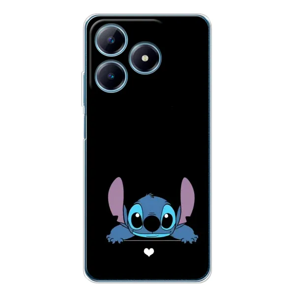 Чохол з принтом «Стіч на чорному» для Realme C61