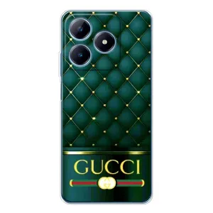 Чохли  GUCCI для Реалмі С61 (AlphaPrint) (Текстура Гуччі)