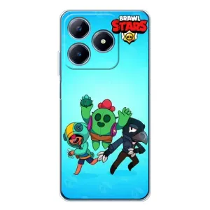 Чехлы Brawl Stars для Realme C61 (AlphaPrint) (Тріо героїв)