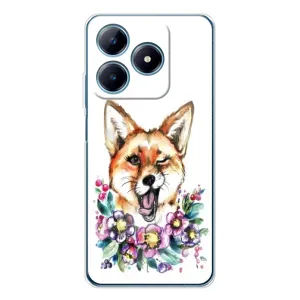 Чохли з картинкою Лисичка для Realme C61 (VPrint) (Весела лисичка)
