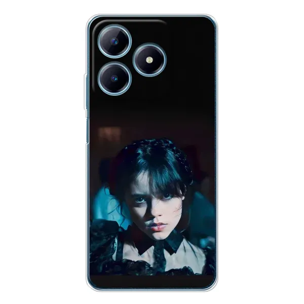 Чохол з принтом «погляд Венздей» для Realme C61