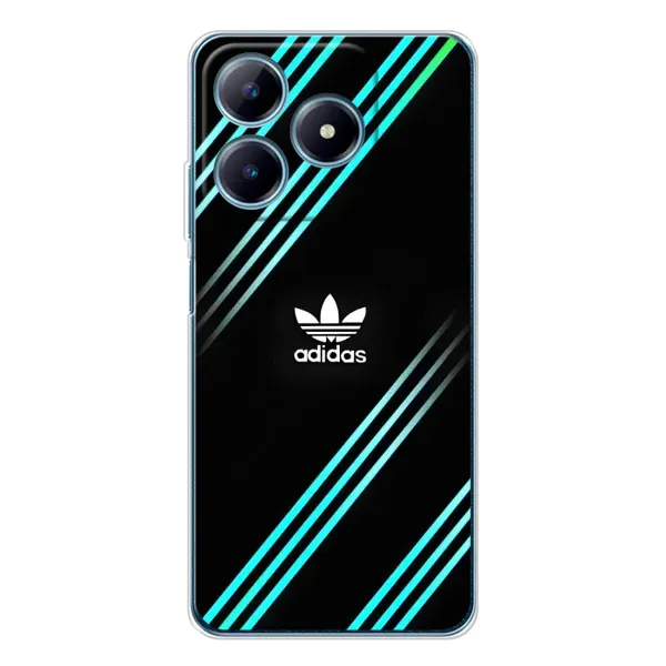 Чехол с принтом «Адидас с полосами» для Realme C63 4G Чехол с принтом «Адидас с полосами» для Realme C63 4G