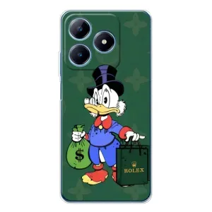 Чехли для Realme C63 4G - Скрудж МакДак Louis Vuitton (PREMIUMPrint) (Богата Утка)