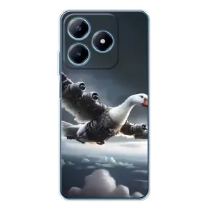 Чохол з мемом Тралалело тралала на Realme C63 4G (Бомбардіні гусіні)