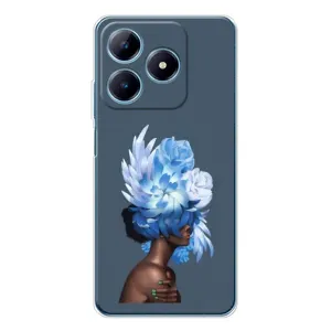 Чехлы (ART) Цветы на Realme C63 4G (VPrint) (Квіти на голові)
