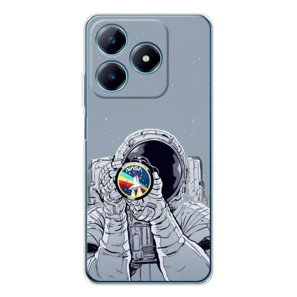 Чохол з принтом «Космонавт фото» для Realme C63 4G Чохол з принтом «Космонавт фото» для Realme C63 4G