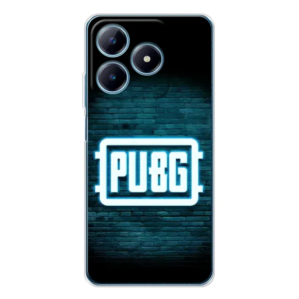 Чехол с принтом «Лого PUBG» для Realme C63 4G Чехол с принтом «Лого PUBG» для Realme C63 4G