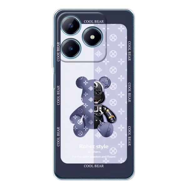 Чохол з принтом «Медведик LV» для Realme C63 4G Чохол з принтом «Медведик LV» для Realme C63 4G