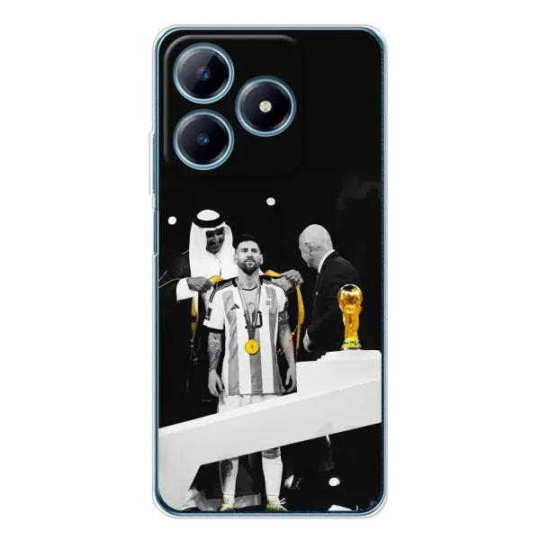 Чохол з принтом «Мессі коронований» для Realme C63 4G Чохол з принтом «Мессі коронований» для Realme C63 4G