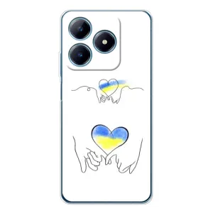 Чехол для Патриота Украины Realme C63 4G - (AlphaPrint) (Мир Украине)