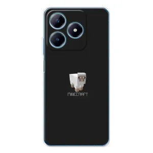 Чохол Майнкрафт на Realme C63 4G (AlphaPrint) Minecraft (Овечка Майнкрафт)