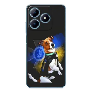 Чехлы с картинкой собаки Патрон для Realme C63 4G (AlphaPrint) (Патрон собачка)