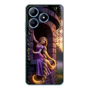 Чехол Рапунцель для Realme C63 4G (Рапунцель на башне)