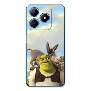 Чохол з мультфільмом Шрек на Realme C63 4G (Шрек та Осел)