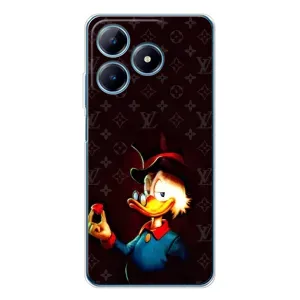 Чехли для Realme C63 4G - Скрудж МакДак Louis Vuitton (PREMIUMPrint) (Скрудж з ботліантом)