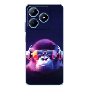 Чохол з Мавпами Realme C63 4G - (AlphaPrint) (Стильна мавпа)