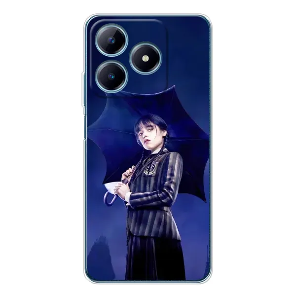 Чехол с принтом «Уэнздей с зонтом» для Realme C63 4G Чехол с принтом «Уэнздей с зонтом» для Realme C63 4G