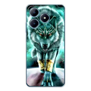 Защитные чехлы для Реалми С63 4G (AlphaPrint) (ХИТ продаж) ВОЛК