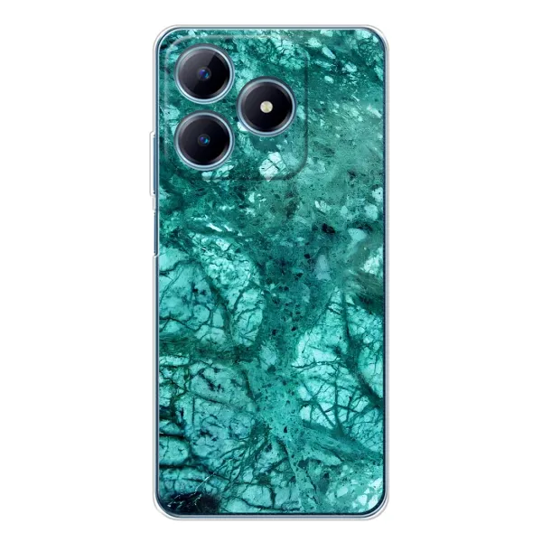 Чехол с принтом «Зеленый мрамор» для Realme C63 4G Чехол с принтом «Зеленый мрамор» для Realme C63 4G