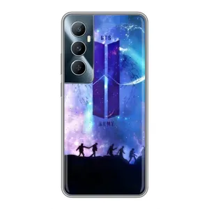 Чохли BTS для Realme C65 (AlphaPrint) (Army BTS)