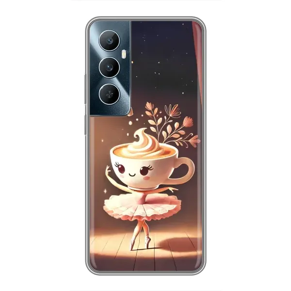 Чехол с принтом «Балерина капучина» для Realme C65