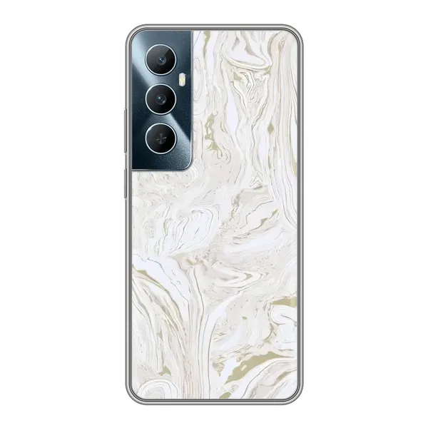 Чехол с принтом «Белый мрамор» для Realme C65 Чехол с принтом «Белый мрамор» для Realme C65