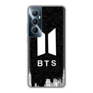 Чохли BTS для Realme C65 (AlphaPrint) (БТС Лого)