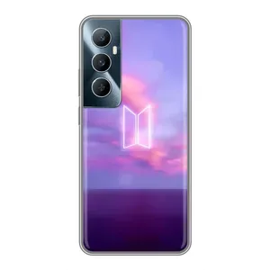 Чохли BTS для Realme C65 (AlphaPrint) (BTS логотип)