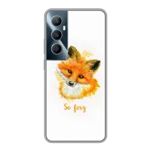 Чохли з картинкою Лисичка для Realme C65 (VPrint) (Дівчинка Лиса)