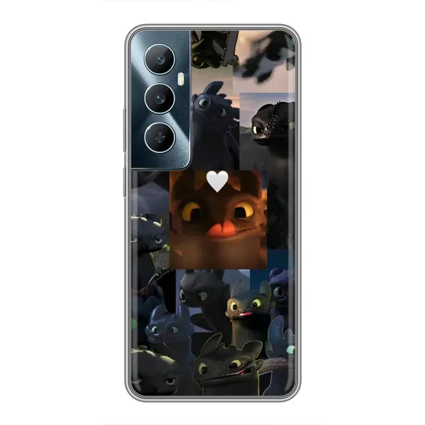 Чохол з принтом «Дракон колаж» для Realme C65