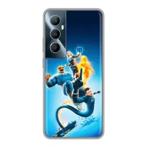 Чохол з принтом Фантастична четвірка для Realme C65 (Герої Фантастична Четвірка)