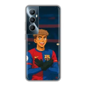 Чехол с футболистом Ламин Ямаль Realme C65 (Футболист Ямаль)