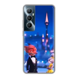 Чехол Зоотрополіс на Realme C65 (Романтический вечер Зверополис)