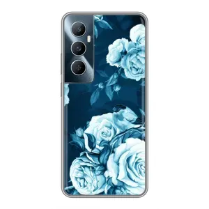 Чехлы (ART) Цветы на Realme C65 (VPrint) (Блактині бутони)