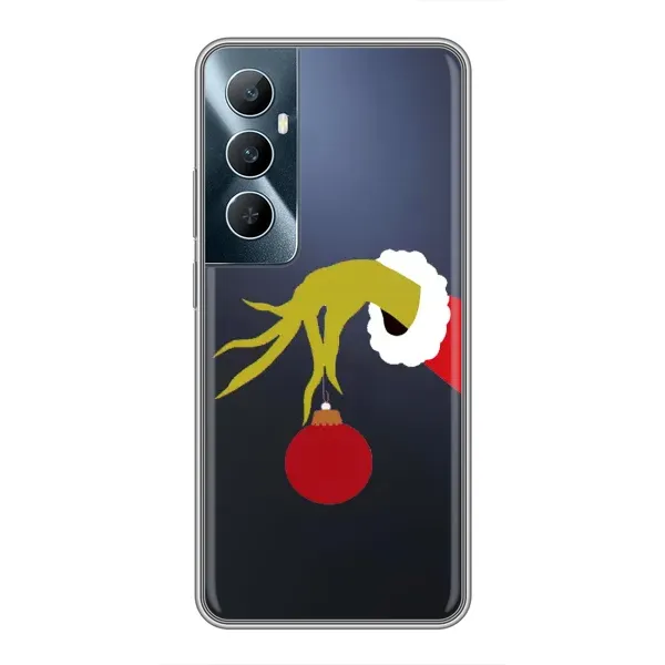 Чохол з принтом «Грінч з іграшкою» для Realme C65 Чохол з принтом «Грінч з іграшкою» для Realme C65
