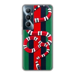 Чохли  GUCCI для Реалмі С65 (AlphaPrint) (Gucci змія)