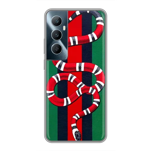 Чохол з принтом «Gucci змія» для Realme C65 Чохол з принтом «Gucci змія» для Realme C65