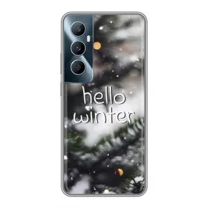 Новорічні, Святкові Чохли для Realme C65 - 2024 год (Hello winter)