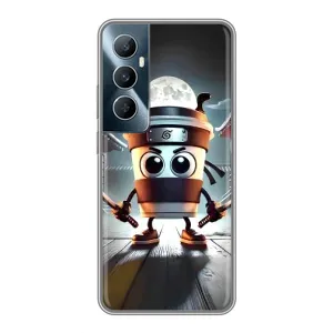 Чехол с мемом Тралалело тралала на Realme C65 (Капучино асасино)