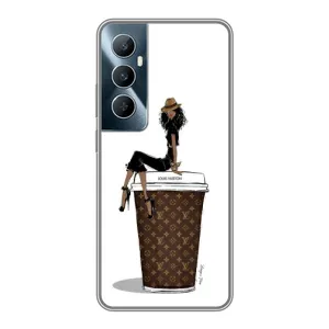 Чохли Луі Вітон для Realme C65 (AlphaPrint - LOUIS VUITTON) (кава LOUIS VUITTON)