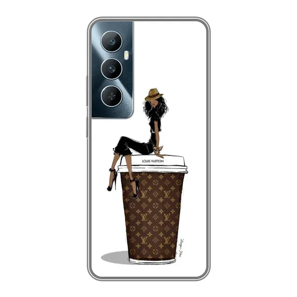 Чохол з принтом «кава LOUIS VUITTON» для Realme C65