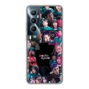 Чехол с принтом «Коллаж Игра кальмара» для Realme C65